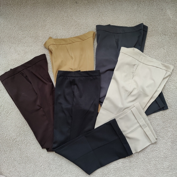 Wide Leg Dress Pants Petite - Picture 3 of 9